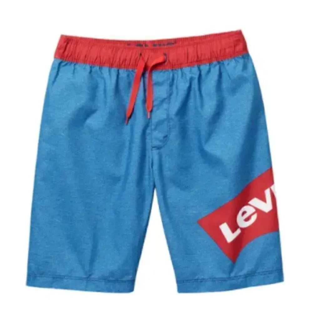 Levi's Batwing Blue and red swim trunks